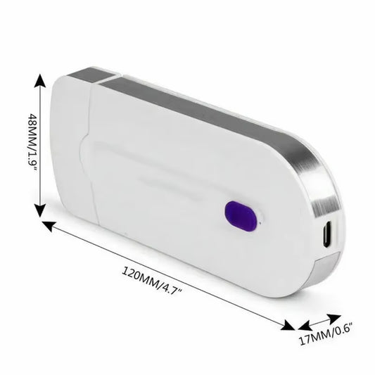 USB Rechargeable Professional Home Blue Light Hair Removal Device 2 in 1 Portable Women Painless Razor Tool Beauty Equipment